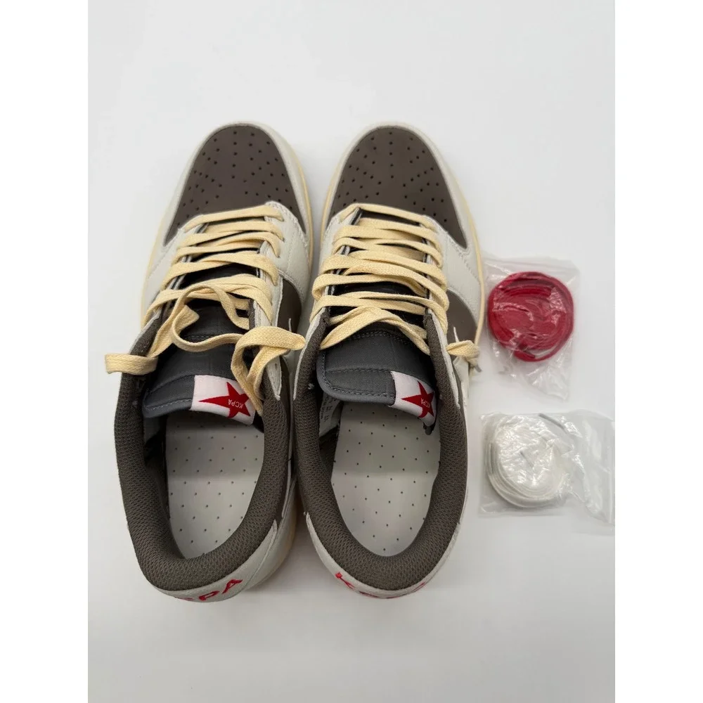 KCPA Star Low Sneakers Mens 11 Brown Cream Excellent Streetwear Skate Shoes